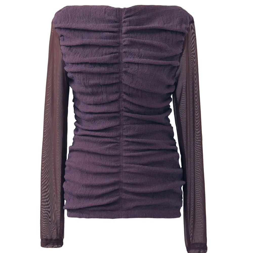 Halo Labels Corrugated Gauze Long Sleeve (NWT)